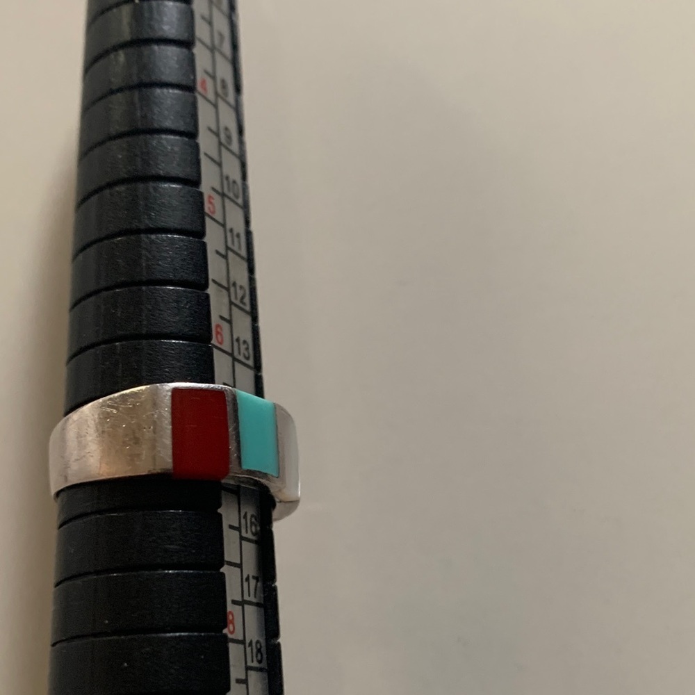 Multicolor Inlay Ring - Picture 2 of 4